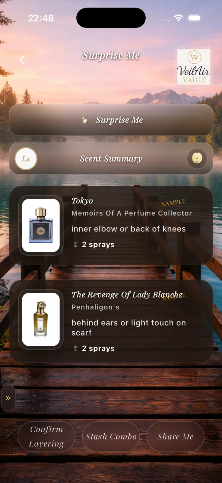 VeilAir Vault app preview 1