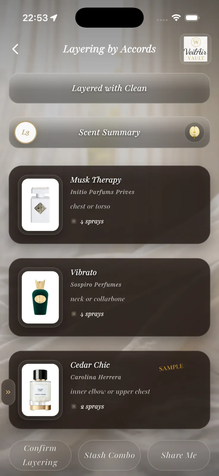 VeilAir Vault app preview 13